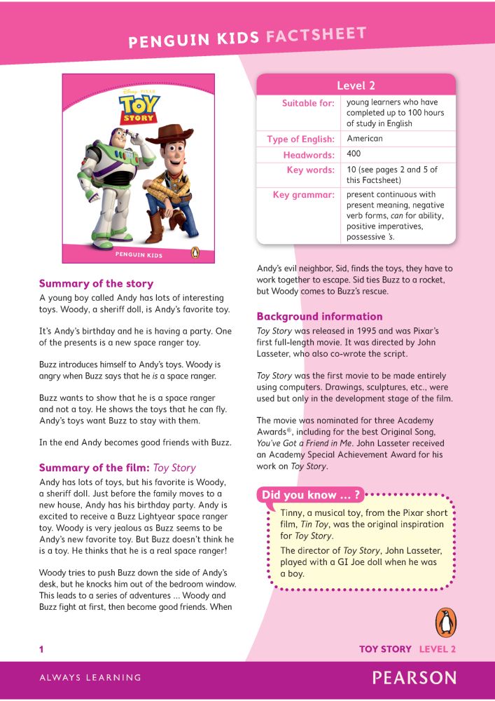 Toy Story 1 -  (The book)