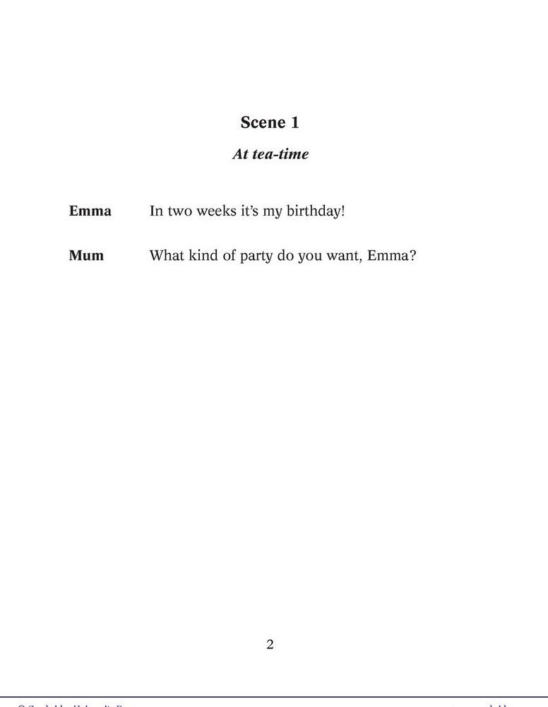 Cambridge StoryBook 4 The Pyjama Party (play) - June Crebbin (The book)