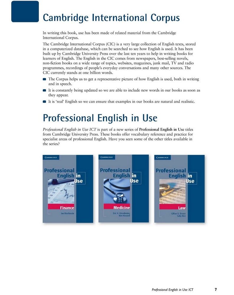 Professional English in Use ICT - Santiago Remacha Esteras (The book)