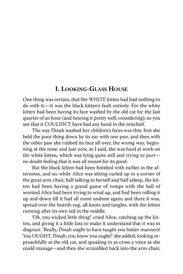 Through The Looking Glass -  (The book)