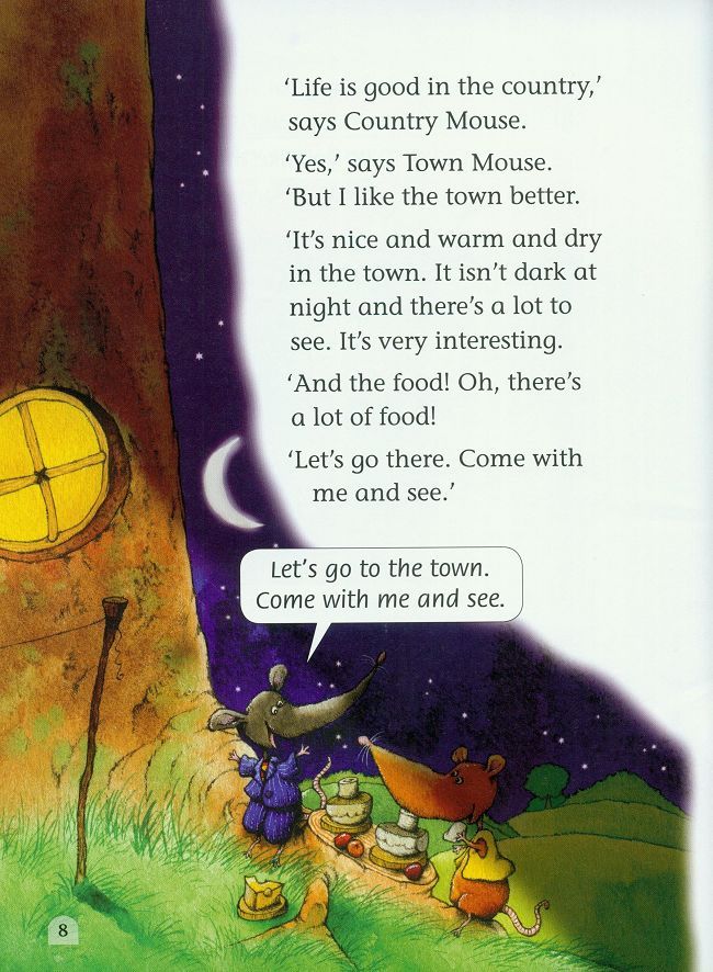 The Town Mouse and the Country Mouse, e-Book with Audio CD -  (CD-ROM)