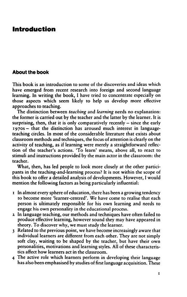 Foreign and Second Language Learning - William Littlewood (The book)