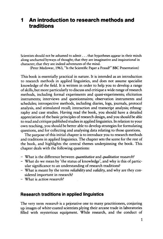 Research Methods in Language Learning - David Nunan (The book)