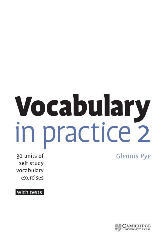 Vocabulary in Practice 2 - Glennis Pye (The book)