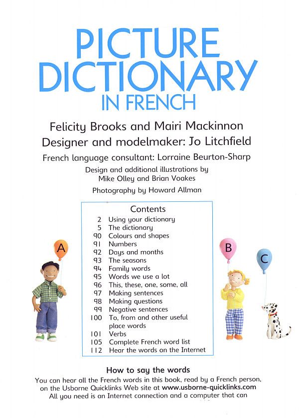 Picture Dictionary in French - Felicity Brooks ()