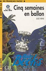 Jules Verne - Niveau 1 Cing Semaines en ballon Livre+CD ()