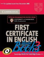 Cambridge ESOL - FCE 3 Self-study Pack for update exam with CD ()