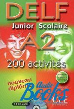   - DELF Junior scolaire A2 livre with corriges and transcriptios ( ()