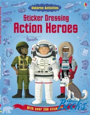 The book "Sticker dressing: Action heroes" -  