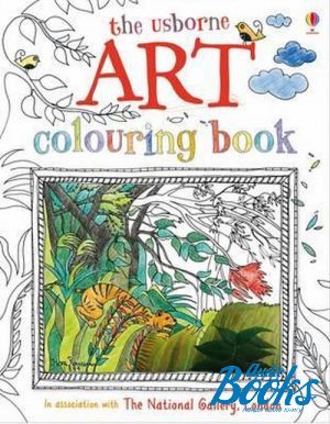 книга "Art Colouring book with stickers" - Сара Курто