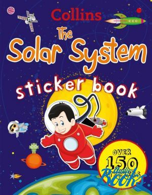 The book "The Solar system, Sticker Book" -  