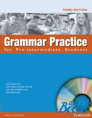  +  "Grammar Practice Pre-Intermediate Book with CD-ROM without key" -  