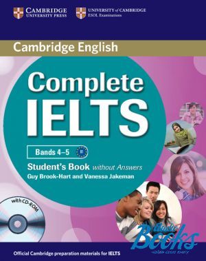 книга + диск "Complete IELTS Bands 4-5 Students Book without Answers" - Брук-Харт