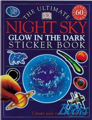 The book "Ultimate Glow in the Dark Stiker Books: Night Sky" - Melanie Halton