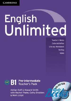 Book + cd "English Unlimited Pre-Intermediate Teachers Book with DVD-ROM (  )" - Ben Goldstein, Doff Adrian , Tilbury Alex 