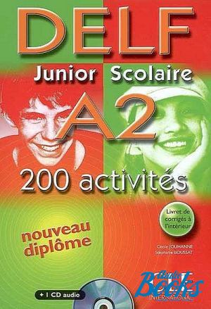 Book + cd "DELF Junior scolaire A2 livre with corriges and transcriptios ()" -  