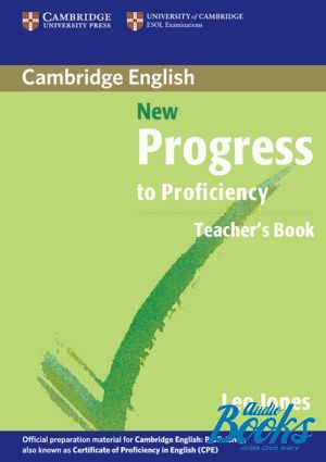 The book "Progress to Proficiency New Teachers Book" - Ceri Jones