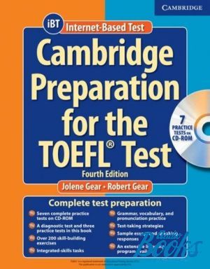 +  "Cambridge Preparation TOEFL Test 4th Edition Book with CD-ROM" - Jolene Gear, Robert Gear