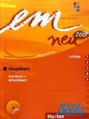 Book + cd "Em Neu 2008 2 Hauptkurs Kursbuch+Arbeitsbuch Lektion 1-5 mit CD" - Michaela Perlmann-Balme, Susanne Schwalb