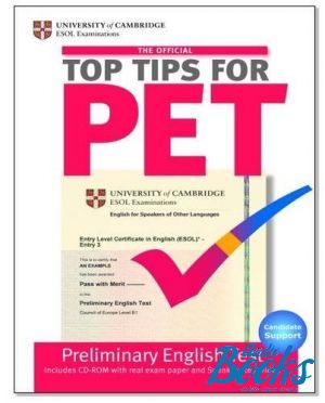 Book + cd "Top Tips for PET Book with CD-ROM" - Cambridge ESOL