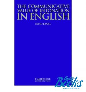 The book "The Communicative Value of Intonation in English Book" - David Brazil