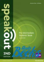 J. J. Wilson - Учебник Speak Out Pre-Intermediate Student's Book with DVD, Second Edition (книга + диск)