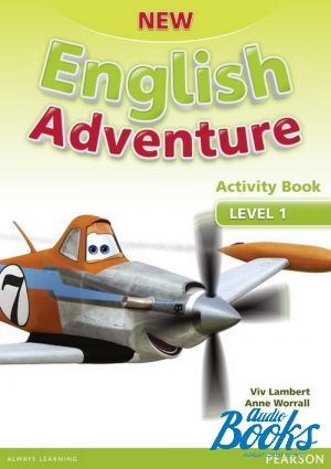 The book "    English Adventure New Level 1 Workbook with D         " -  ,  