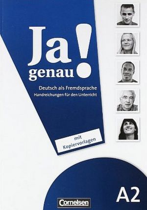 The book "Ja genau! A2 Handbuch fur den Unterricht ()" -  