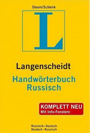 The book "Langenscheidt Handworterbuch Russisch, - , 140 000 " -  ,  