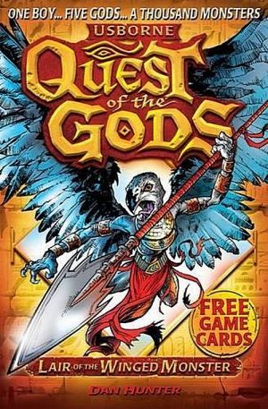 The book "Quest of the Gods Lair of the Winged Monster Book 4" -  
