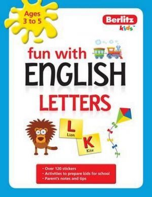 The book "Berlitz language: Fun with English: Letters (3-5 Years)"