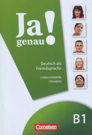 Book + cd "Ja genau! B1 Unterrichtshilfe interaktiv"