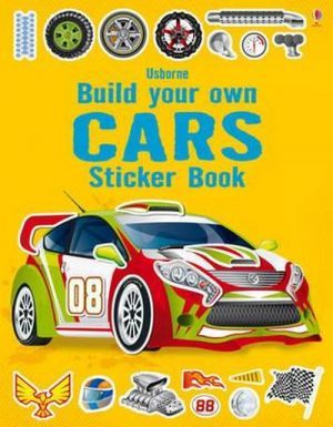 The book "Build Your own cars, Sticker book" - Simon Tudhope