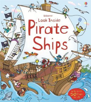 The book "Look inside a pirate ship" -  