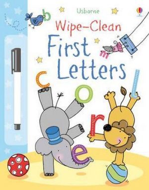 The book "Wipe-Clean: First letters" -  