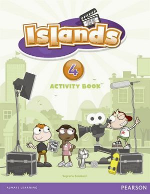 The book "Islands Level 4. Activity Book plus pin code" -  